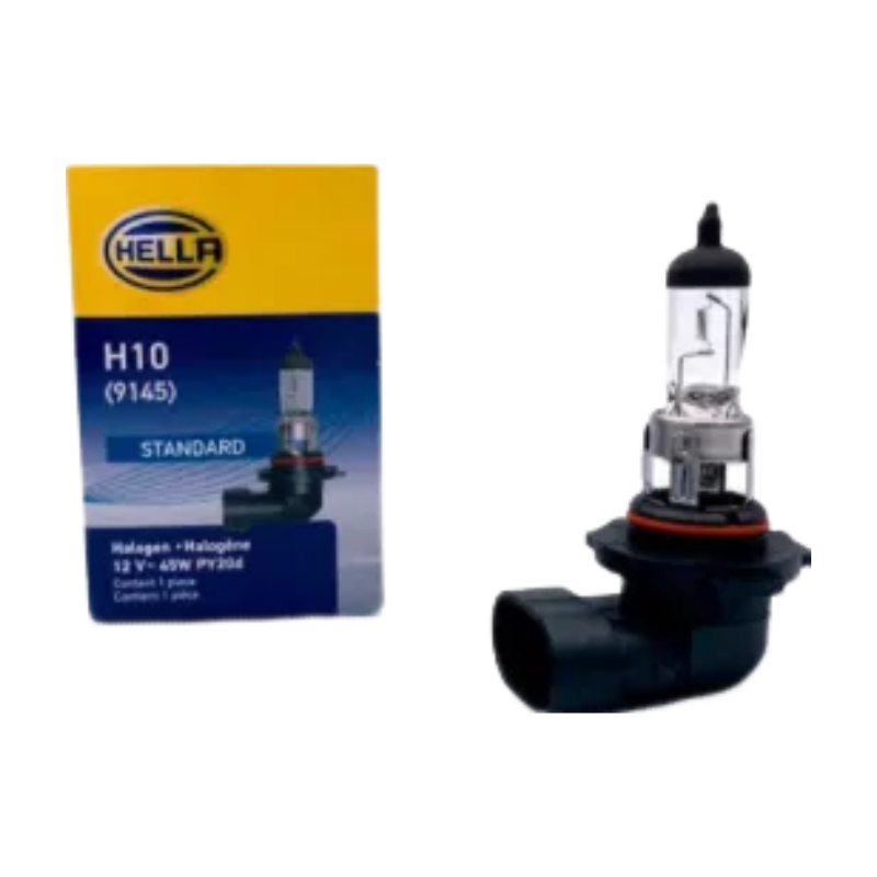 HELLA H10TB Standard Halogen Bulbs - 12V, 45W, Pack Of 2, For Automotive Lighting